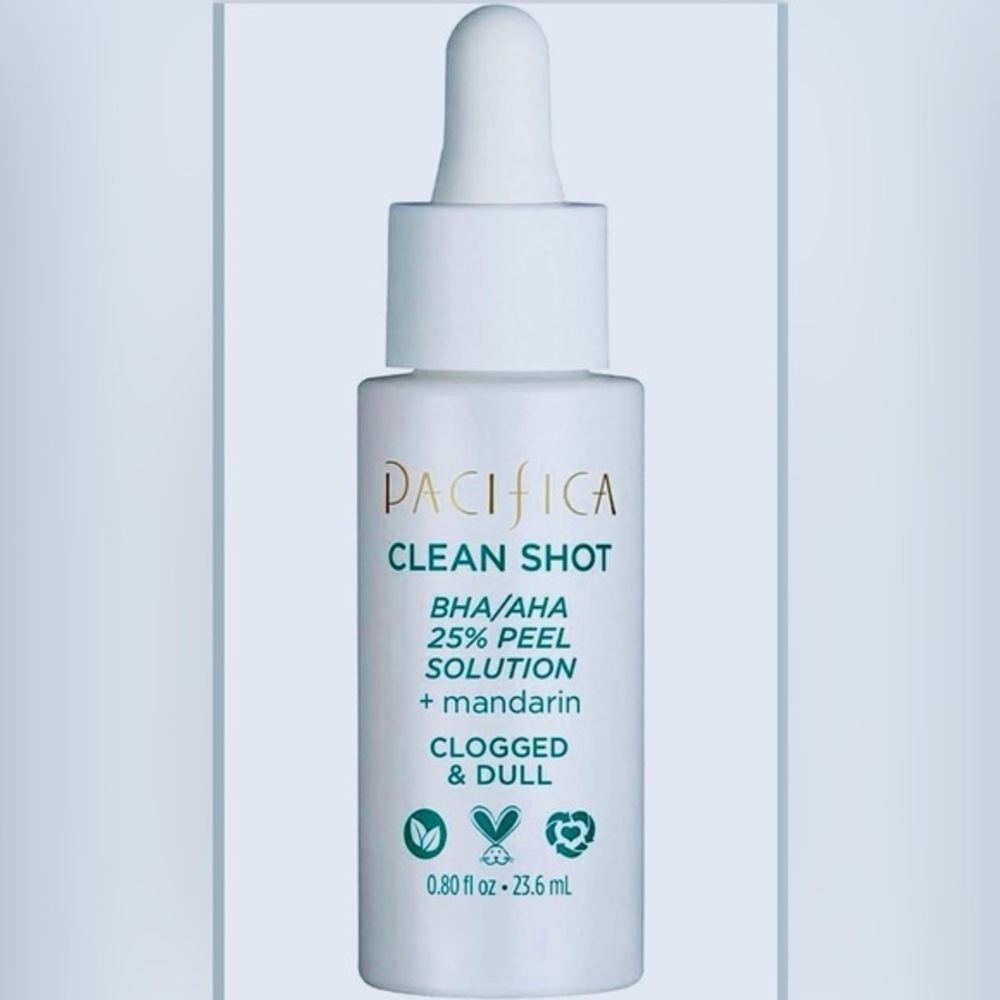 ✨ Pacifica Clean Shot BHA/AHA 25% Peel Solution • 0.80 fl oz • New • Boxed